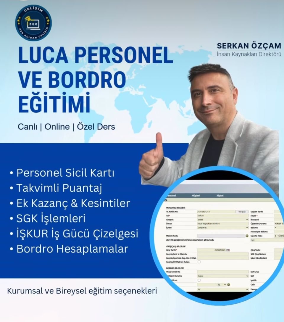 LUCA BORDRO UZMANLIĞI PROGRAMI-Online